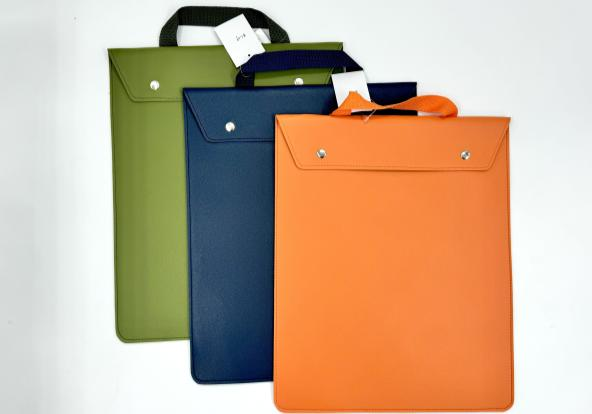 Faux leather laptop bag 15 inch