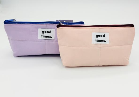 Nylon soft makeup pouch